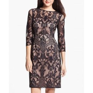 Black Lace Sheath Dress